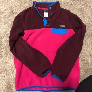 PINK PATAGONIA PULLOVER - SYNCHILLA